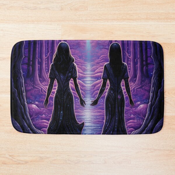 Item preview, Mystical Twin Sisters on the Purple Path designed and sold by Matt's Artificial Nature.
