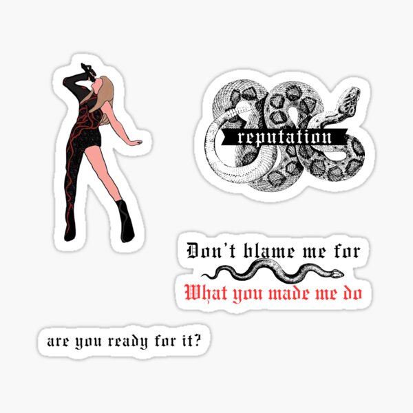 Dont Blame Me Love Made Me Crazy - reputation taylor swift Sticker for  Sale by bombalurina