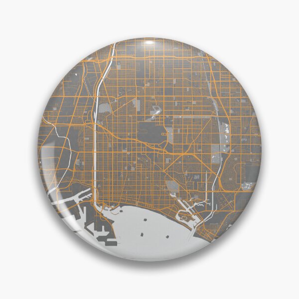 Item preview, Long Beach City Map of California, USA - Bauhaus designed and sold by deMAP.