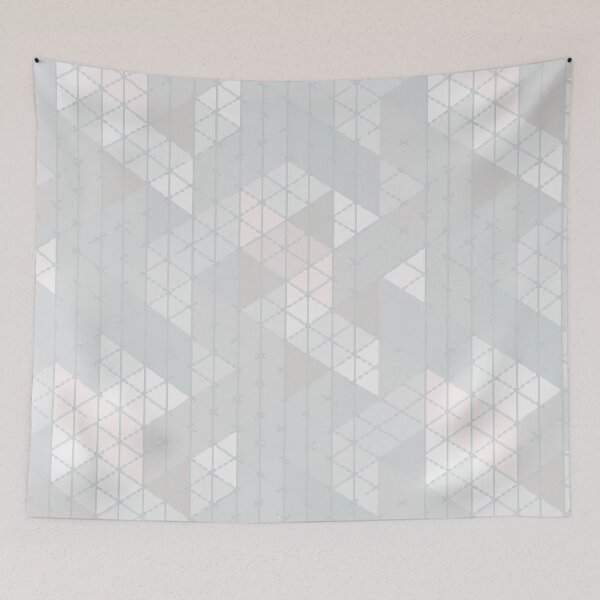 Item preview, Grey Geometric Triangles designed and sold by EmilyFNM3D.