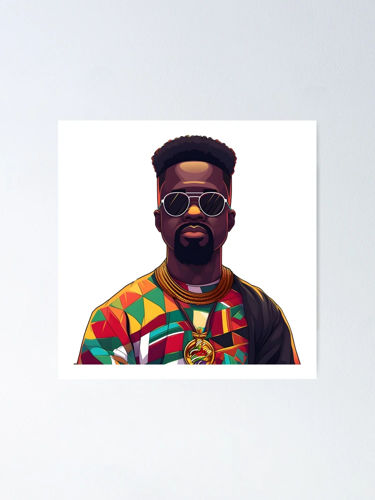 Thumbnail 1 of 3, Poster, Sarkodie Rapper designed and sold by Ragil-Studio.