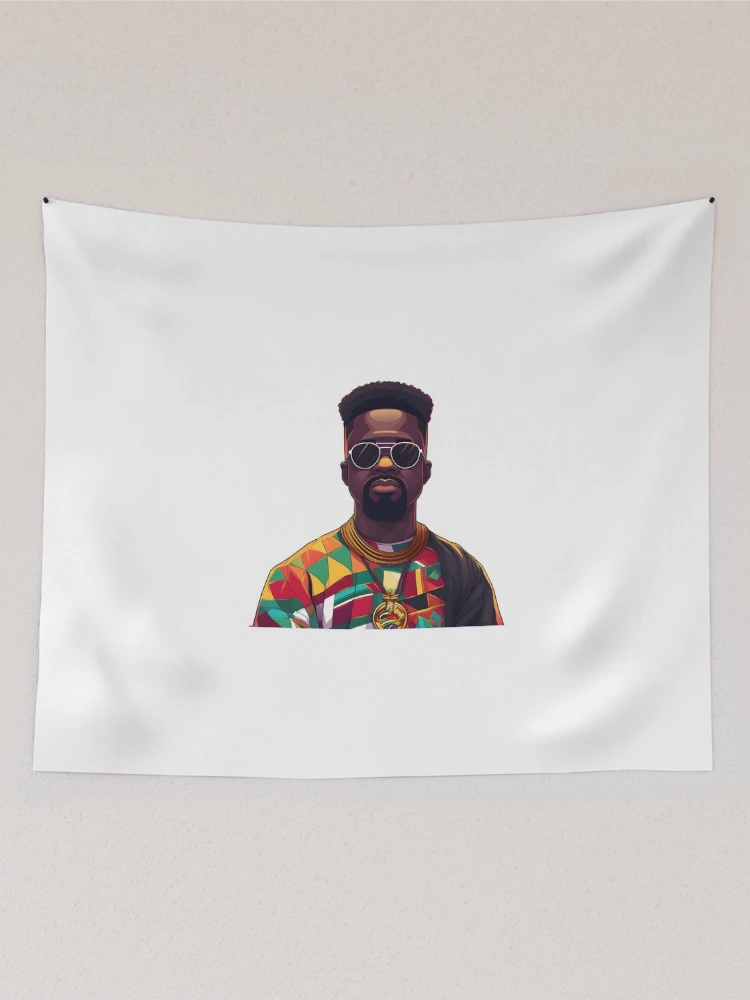 Thumbnail 2 of 3, Tapestry, Sarkodie Rapper designed and sold by Ragil-Studio.
