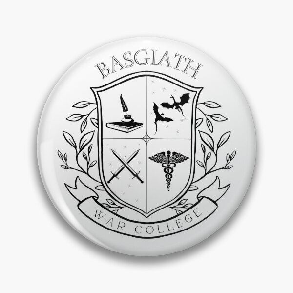 Item preview, Basgiath war college crest, forth wing fan art designed and sold by GummiesCo.