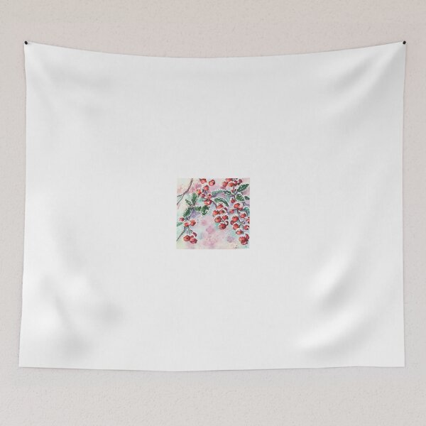 Item preview, Snowy Berries (watercolour on paper) designed and sold by Painting By Nature.