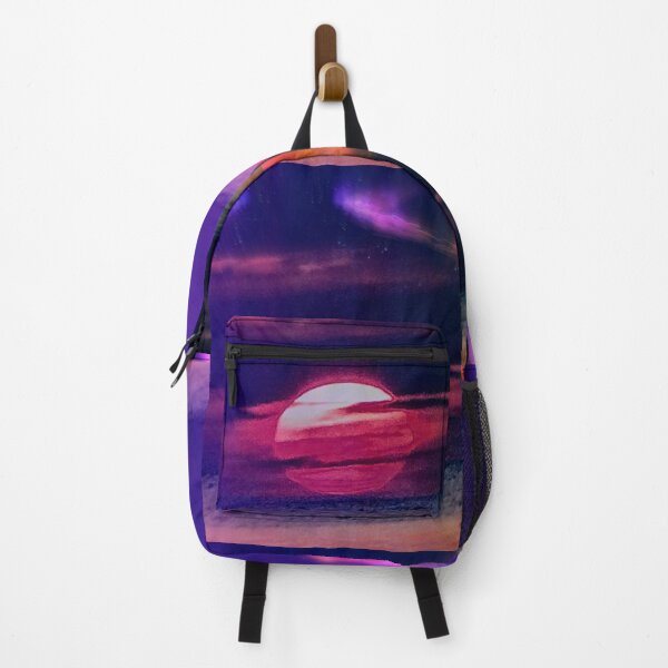 Item preview, Purple sunset golden sun designed and sold by Pixelplanetdesigns.