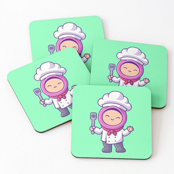 Item preview, Cute Chef Girl in Hijab designed and sold by hjian8219.