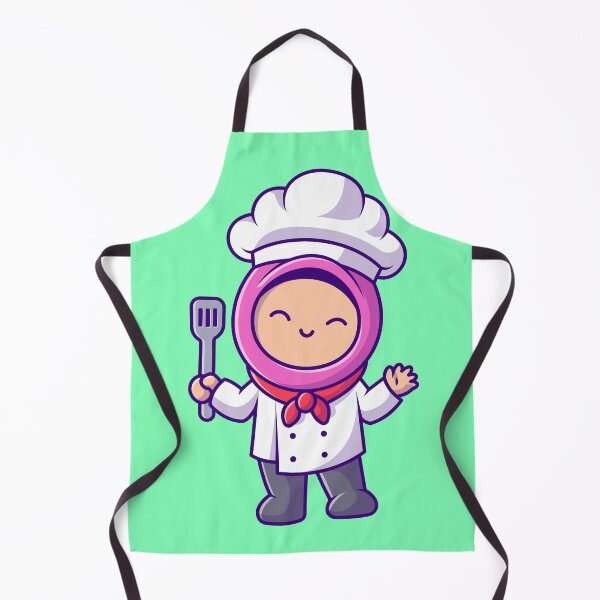 Item preview, Cute Chef Girl in Hijab designed and sold by hjian8219.