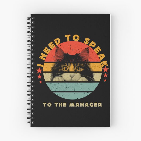 Item preview, I Need To Speak To The Manager Vintage sunset Cat  designed and sold by Zikozaki.