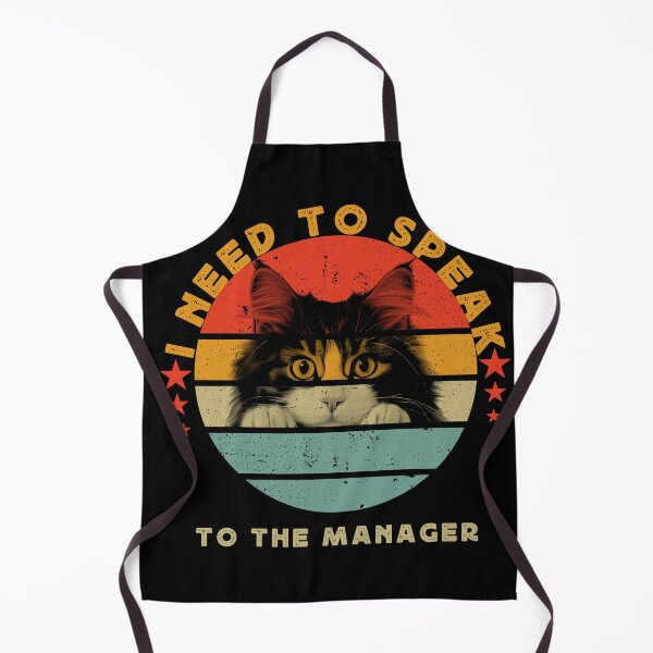 Item preview, I Need To Speak To The Manager Vintage sunset Cat designed and sold by Zikozaki.