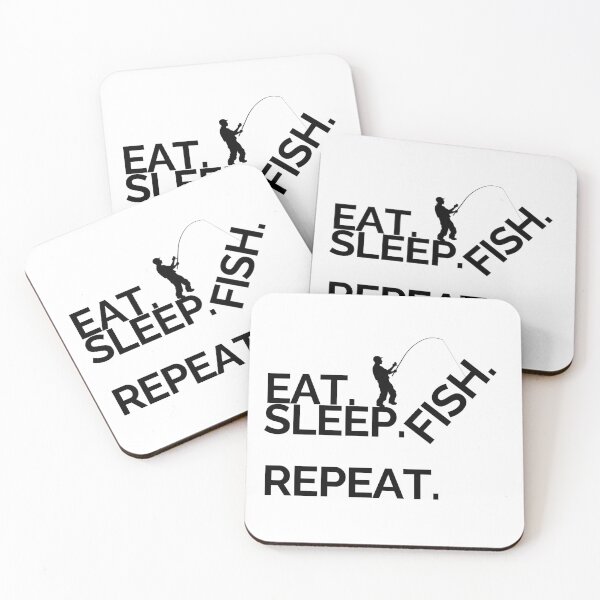 Item preview, eat sleep fish repeat designed and sold by cocokara999.