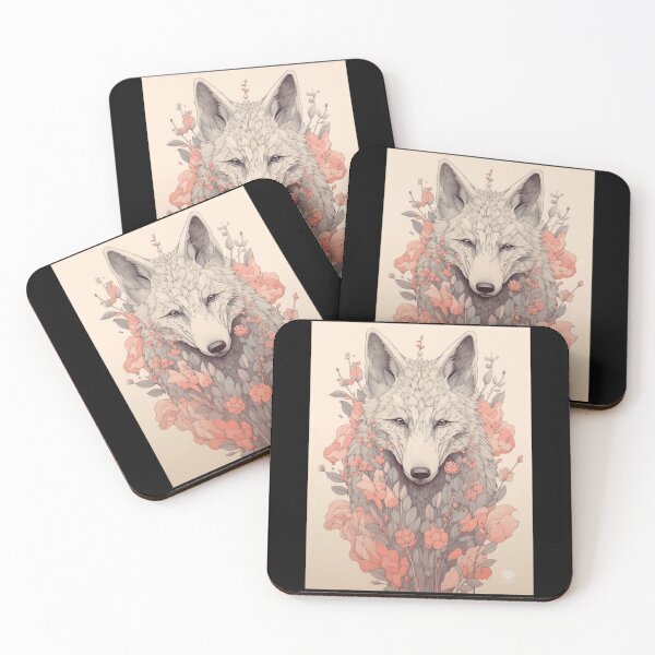 Item preview, Cool Coyote With Flowers Coyote Lover designed and sold by SallieIrma.