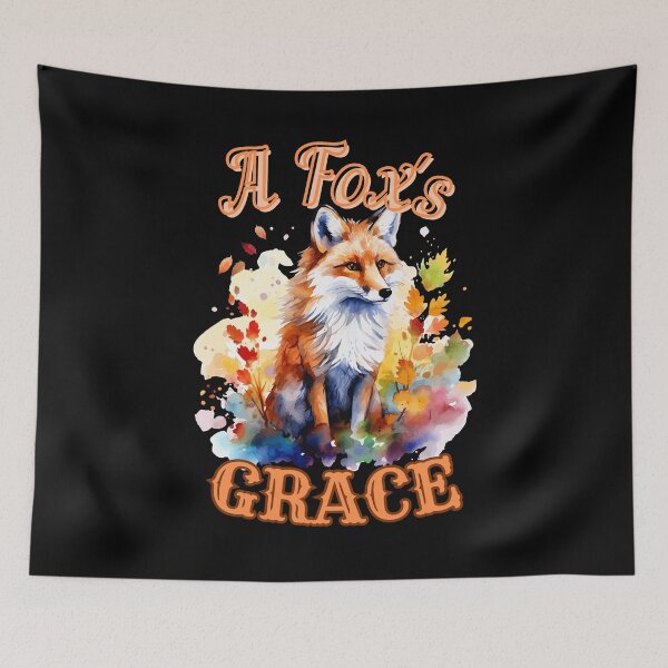 Item preview, A Fox's Grace. fox portrait designed and sold by FoxVibes.