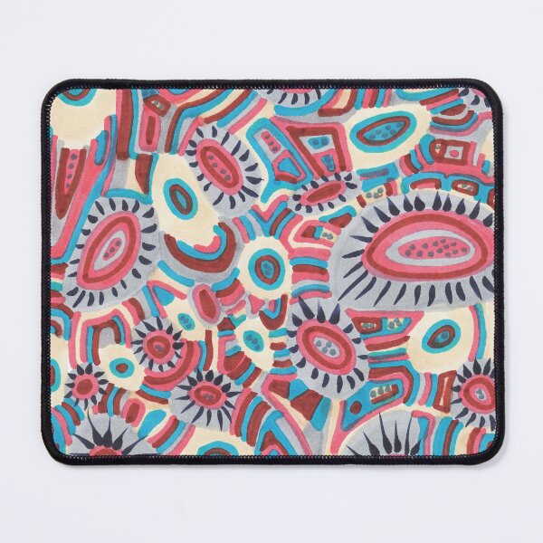 Item preview, Floating Glowing Oval Donut Pattern designed and sold by inklets.