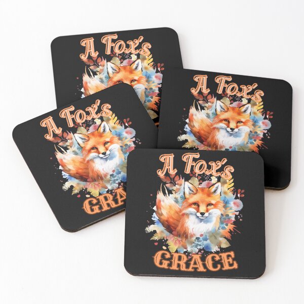 Item preview, A Fox's Grace. fox watercolor designed and sold by FoxVibes.