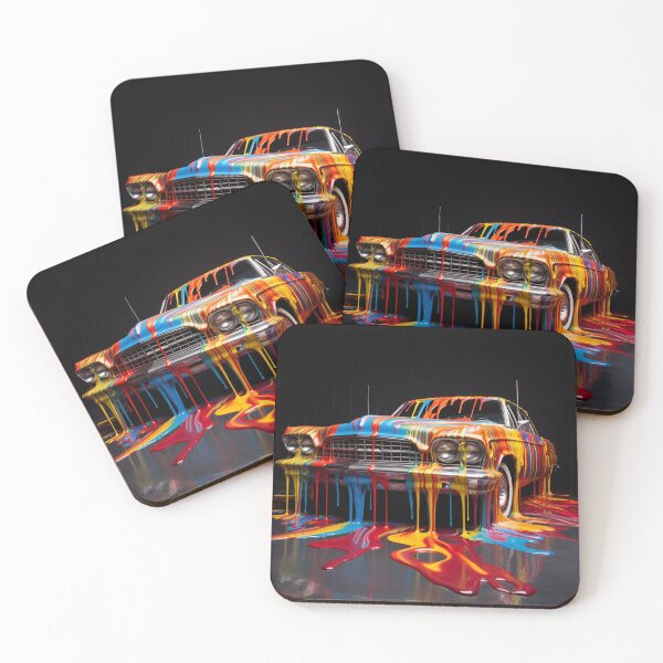 Item preview, Abstract Modern Art Car Paint Spill designed and sold by BrentonAndCo.