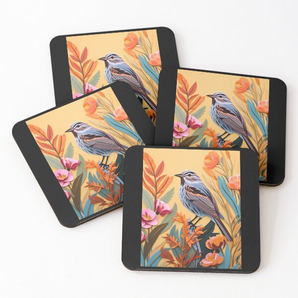 Item preview, Summer Is Brilliant With Flowers And Lincolns Sparrow designed and sold by SallieIrma.