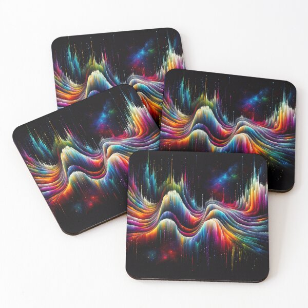 Item preview, Colorful Soundwaves designed and sold by NeatSplash.
