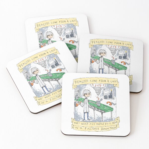Item preview, Peaches Come From a Can - Peaches - Illustrated Lyrics  designed and sold by bangart.