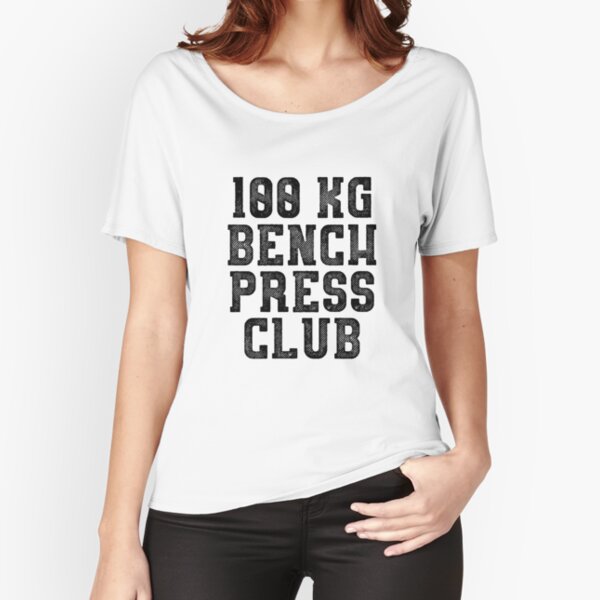 100KG Bench Gym T-Shirt Stickers Club | Postcard for Press & - Fitness\