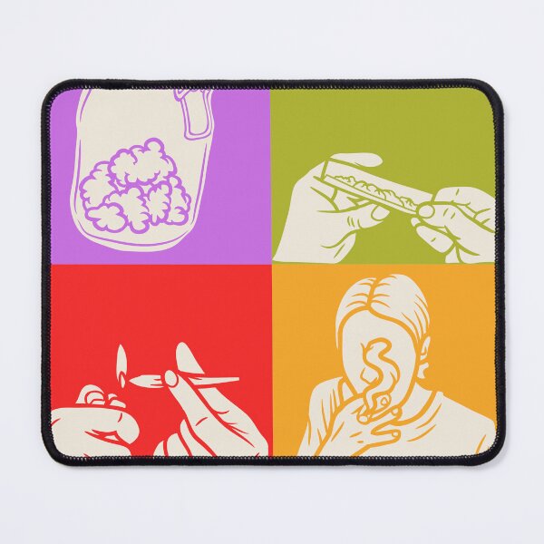 Item preview, Rolling Weed Stages in Pop Art Style designed and sold by AshleyJaneCo.