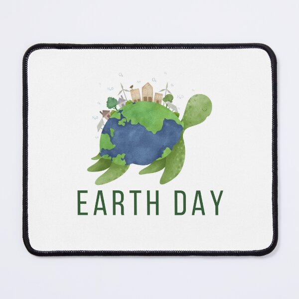 Item preview, Every Day Is Earth Day turtle climate change save the world vintage designed and sold by TNwandesignart.
