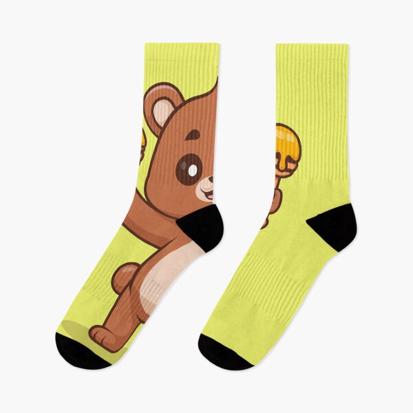 Item preview, Cute Bear with Honey Stick designed and sold by hjian8219.