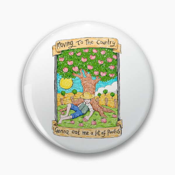 Item preview, Moving to the Country - Peaches - Illustrated Lyrics  designed and sold by bangart.