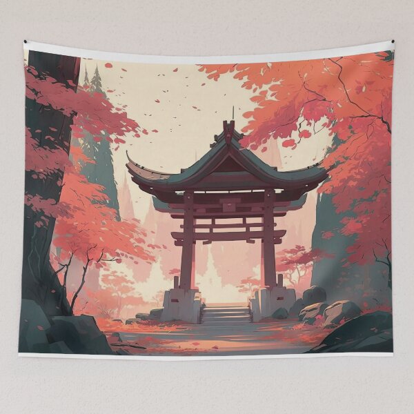 Item preview, Anime Shrine Gate  designed and sold by KyzArt01.