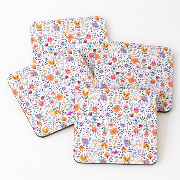 Item preview, Colorful Flowers and Leaves  designed and sold by Kathleen Douglas.