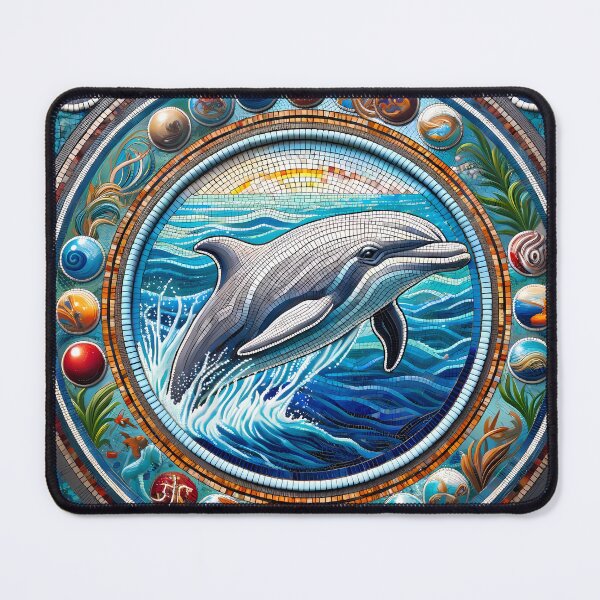 Item preview, Dolphin Mosaic designed and sold by NeatSplash.