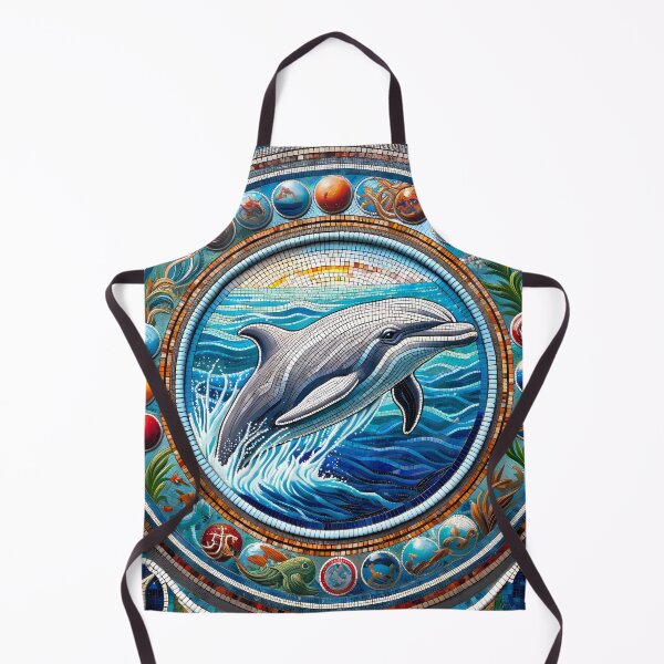 Item preview, Dolphin Mosaic designed and sold by NeatSplash.