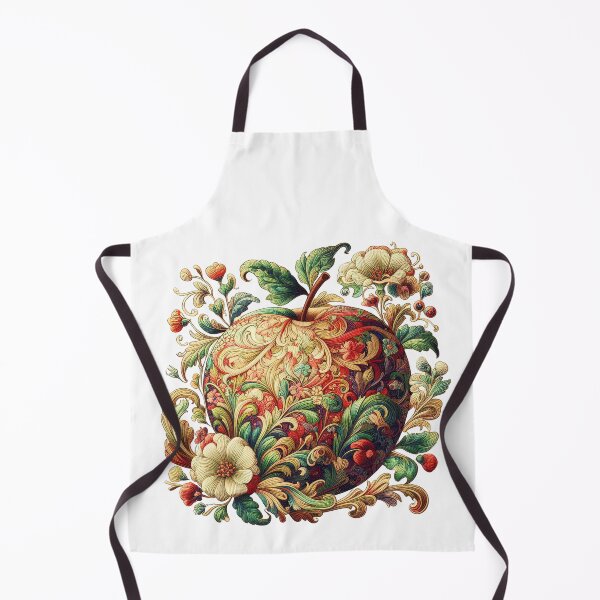 Item preview, Antique art with openwork apples and flower patterns. designed and sold by Natcharee.