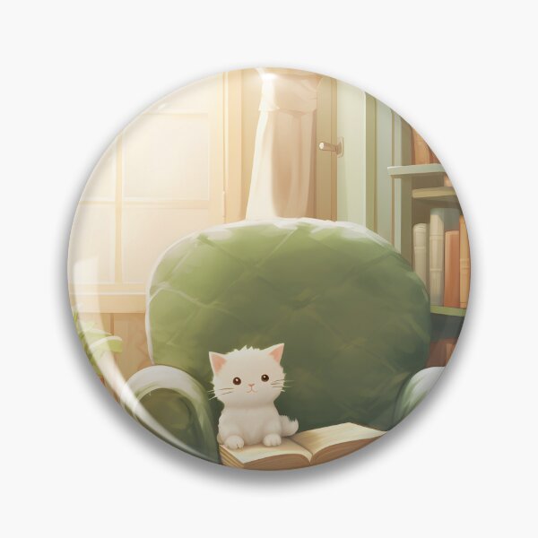 Item preview, Happy Reading Kitty Corner designed and sold by aurahealing.