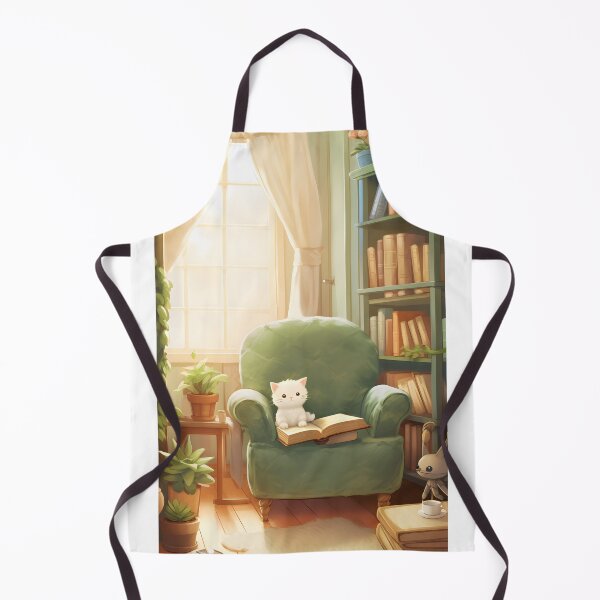 Item preview, Happy Reading Kitty Corner designed and sold by aurahealing.