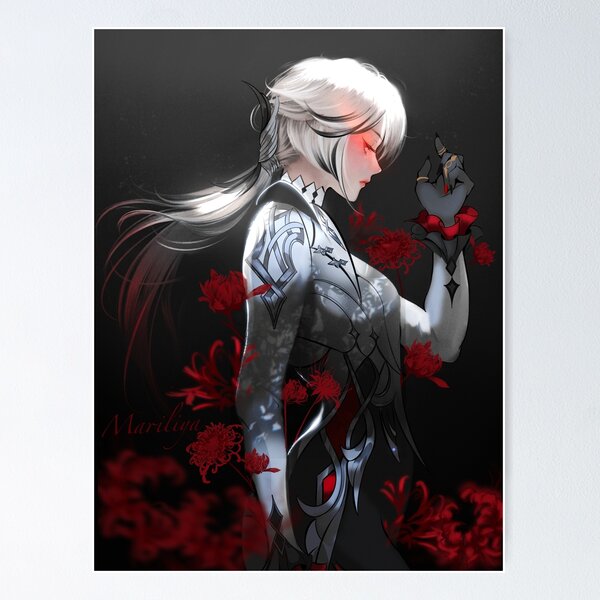 Item preview, Arlecchino -genshin impact designed and sold by Mari-Firefly.
