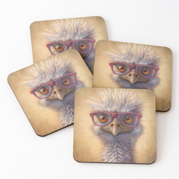 Item preview, Hello fun, Emmanuel the Emu bird designed and sold by WallyPink.
