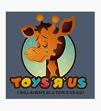 Toys R Us kids - RIP Photographic Print