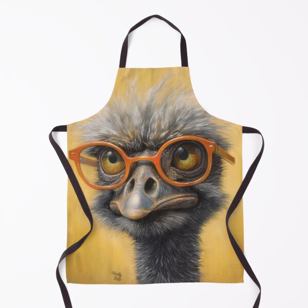 Artikelvorschau, Ohje Emu der lustige, schrullige Vogel aus Australien entworfen und verkauft von WallyPink.