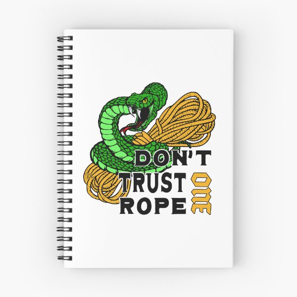 Item preview, One Rope; Do not Trust; Rope Access; designed and sold by StickerApe.