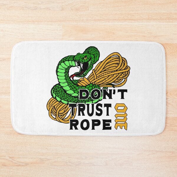 Item preview, One Rope; Do not Trust; Rope Access; designed and sold by StickerApe.