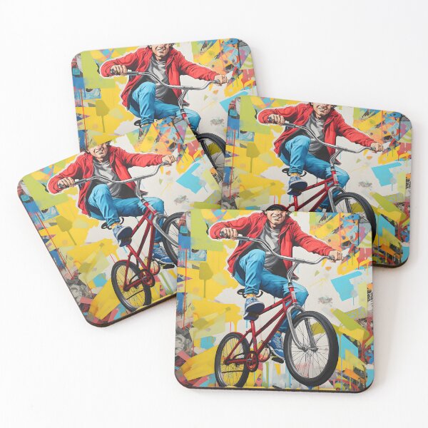 Item preview, Freestyle Acrobatics on a Colorful Background designed and sold by inkArtistryfine.