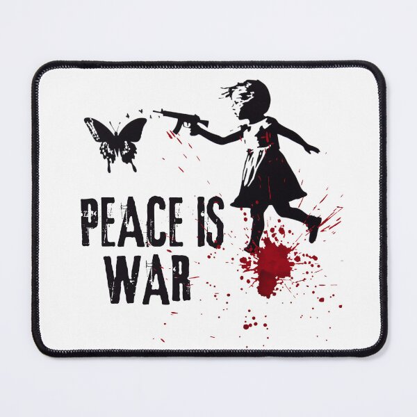 Item preview, Peace is War - Banksy-inspired art designed and sold by pixelatedworld.