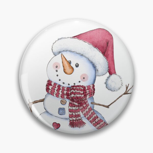 Item preview, Cute Snowman with Red Scarf and Mittens designed and sold by PrancingPumpkin.