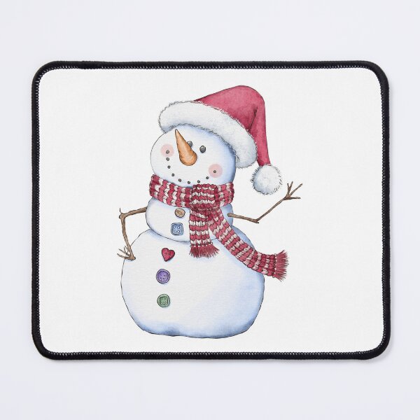 Item preview, Cute Snowman with Red Scarf and Mittens designed and sold by PrancingPumpkin.