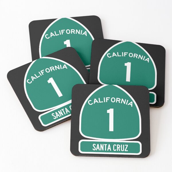 Item preview, Santa Cruz Pacific Coast Highway One California PHC Road Sign designed and sold by Redwood9.