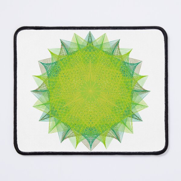 Item preview, Circles On Circle-3 [10001-Greens-WB] designed and sold by LottMultimedia.