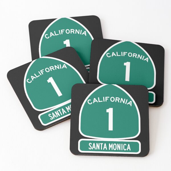 Item preview, Santa Monica Pacific Coast Highway One California PHC Road Sign designed and sold by Redwood9.