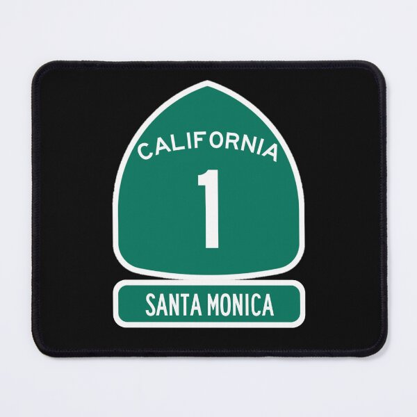 Item preview, Santa Monica Pacific Coast Highway One California PHC Road Sign designed and sold by Redwood9.
