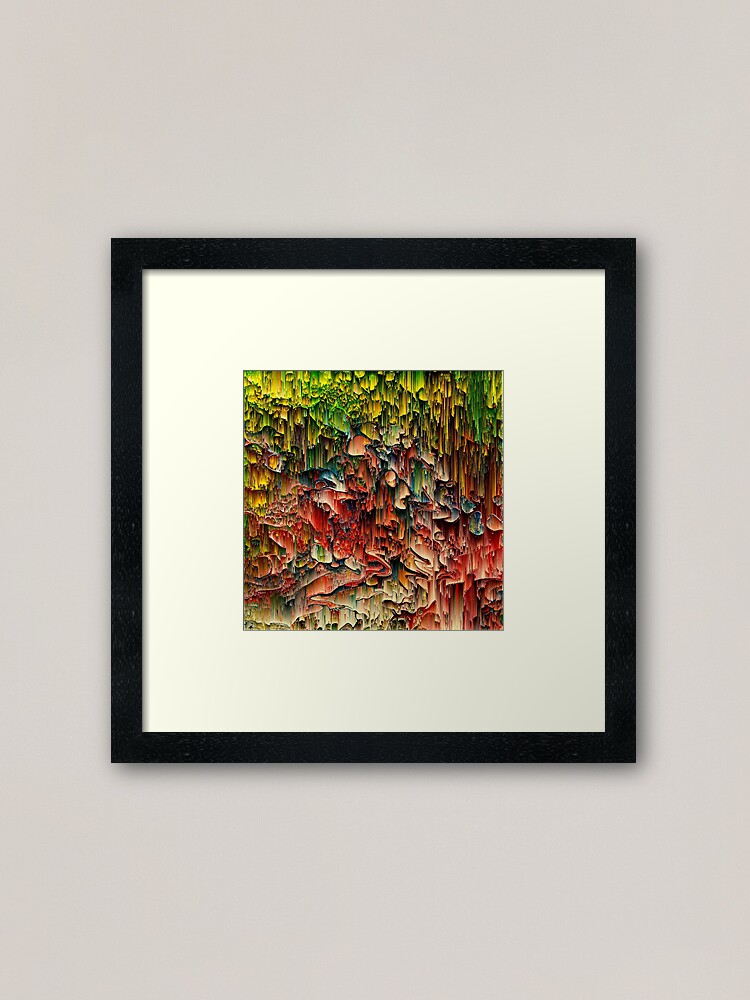 Alternate view of Intriguing - Pixel Art Framed Art Print