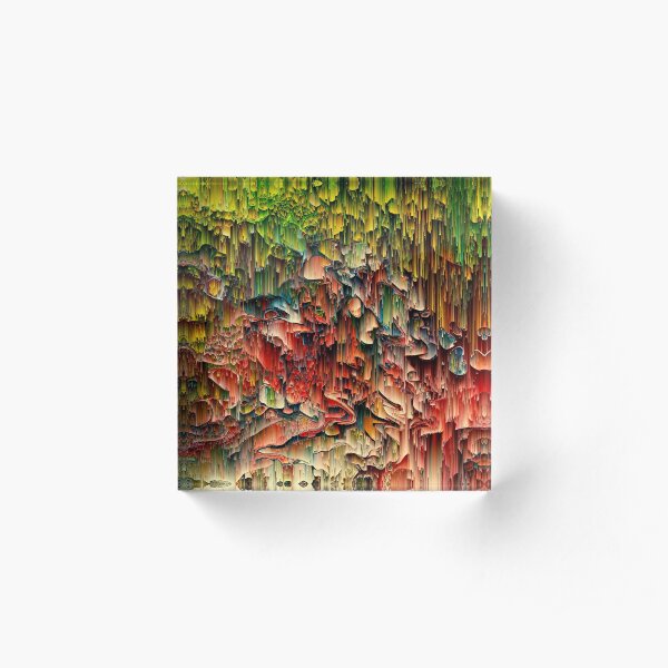 Intriguing - Pixel Art Acrylic Block